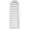 Ekena Millwork Octagonal Top Surface Mount PVC Gable Vent w/ 2"W x 1-1/2"P Brickmould Frame, 12"W x 34"H GVPOT12X3402SN - alternate 1